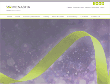 Tablet Screenshot of menasha.com